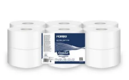 Carta igienica Mini Jumbo cellulosa (12 pz)