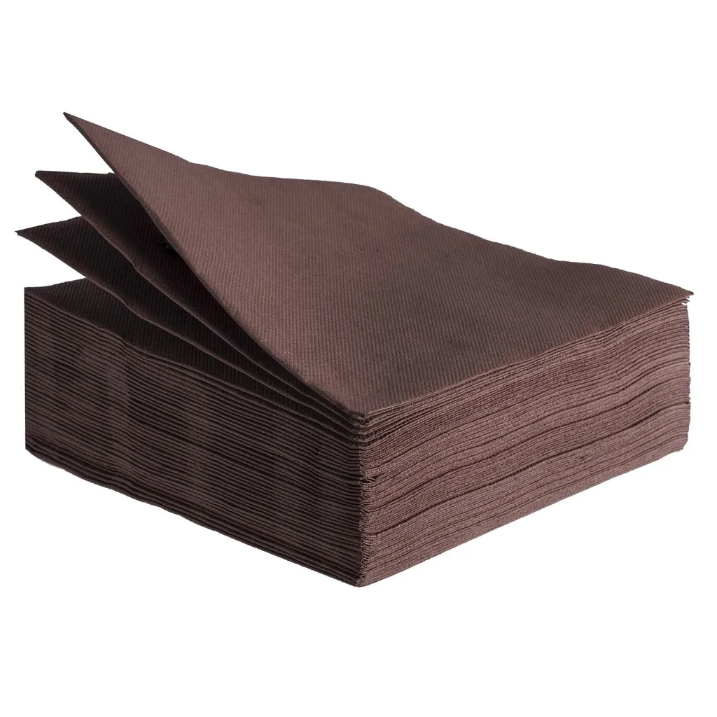 Tovaglioli 38×38 cioccolato (1200 pz)