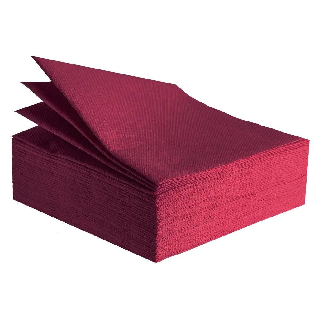 Tovaglioli 33×33 bordeaux (1200 pz)
