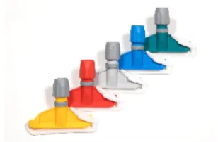Pinza con gancio per mop, rossa
