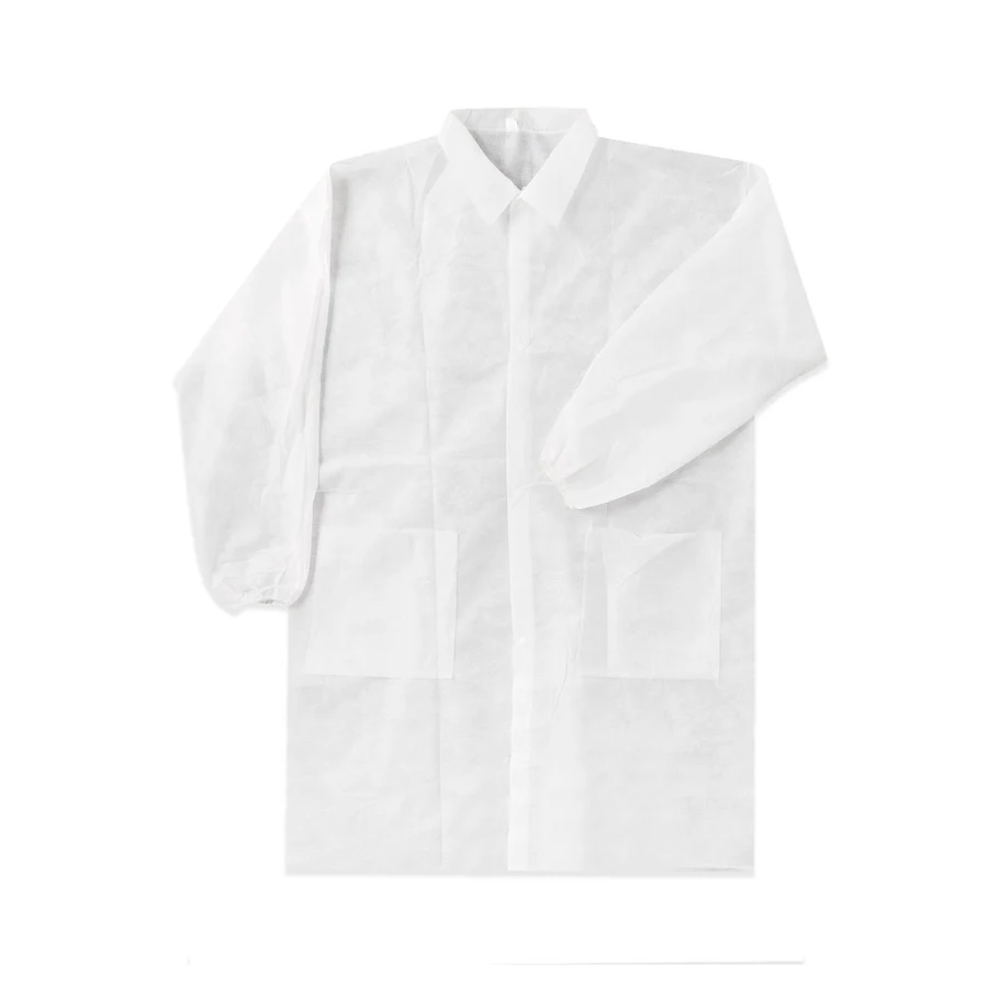 Camice monouso in TNT bianco — taglia XL (conf. 200 pz)