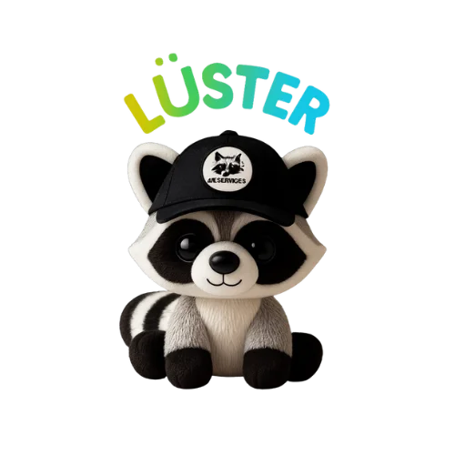 Lüster — logo ufficiale con procione