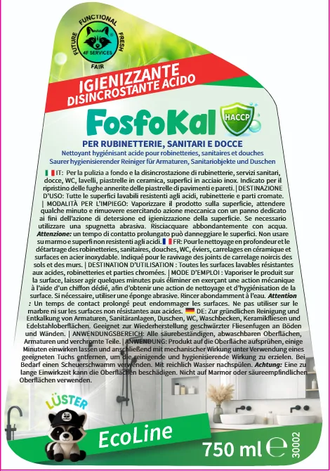 Disincrostante igienizzante forte acido