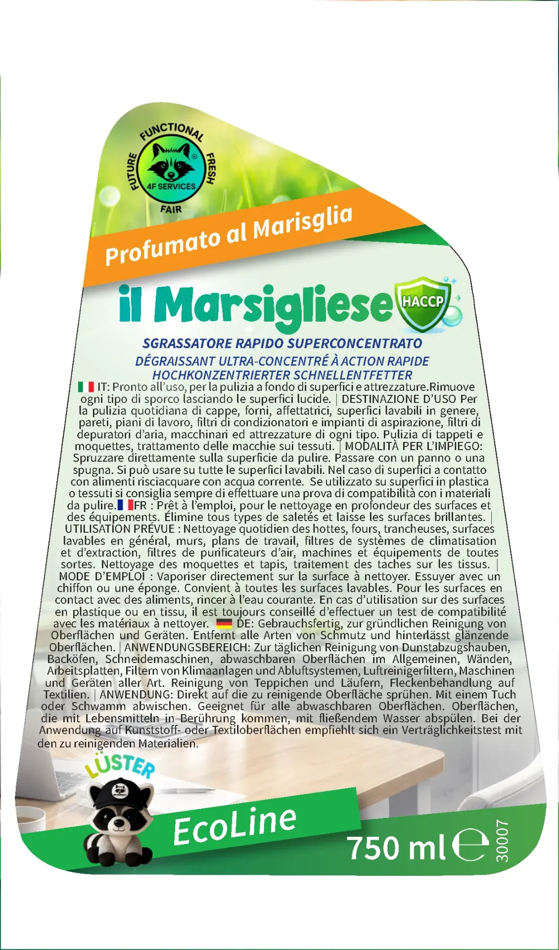 Sgrassatore superattivo universale