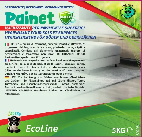 Detergente igienizzante pavimenti e superfici