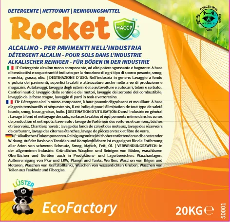 Detergente pavimenti industriale alcalino